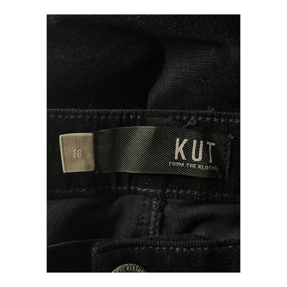 Kut From The Kloth jeans Karen Baby bootcut corduroy blue size 18 - Picture 4 of 5